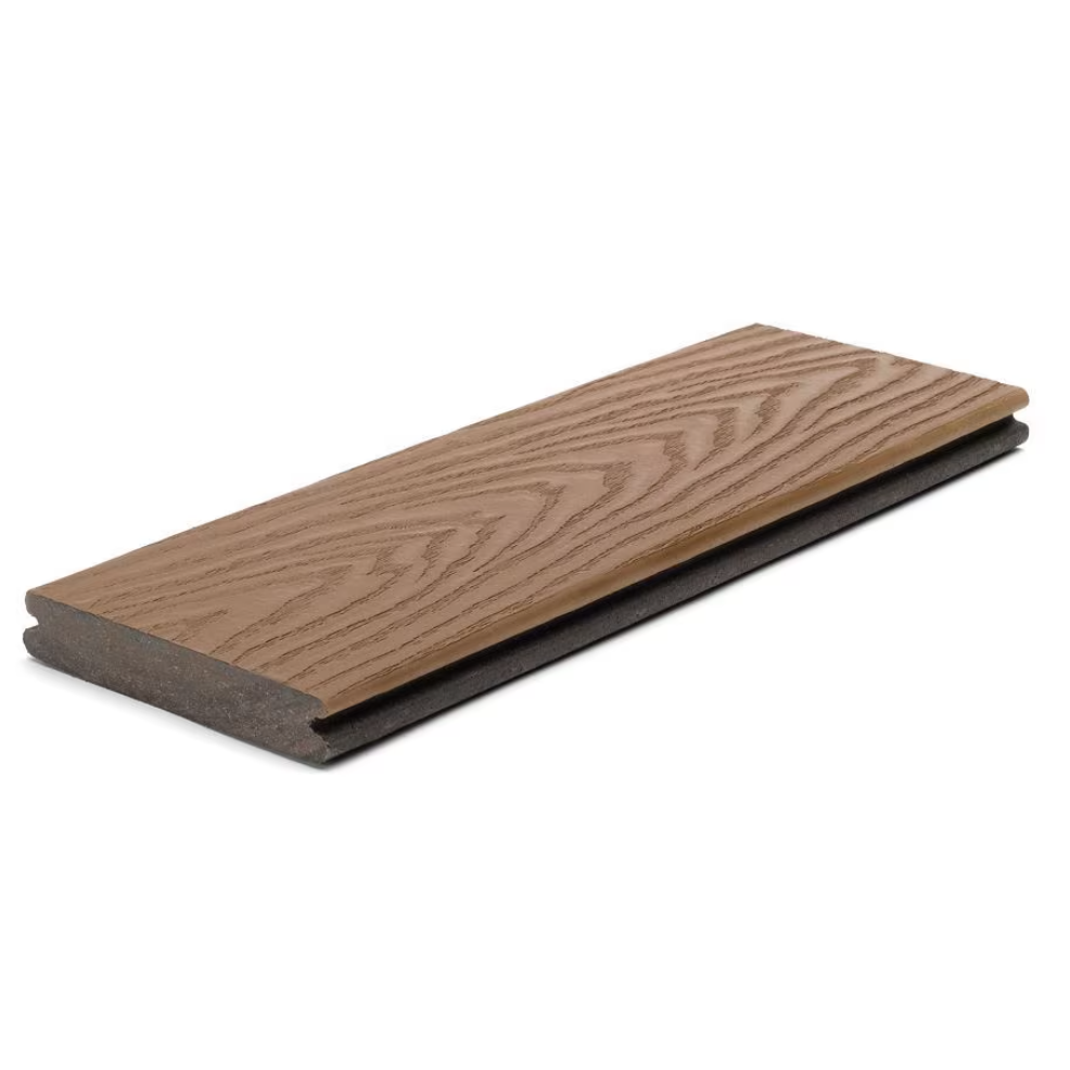 1" x 6" x 20' Trex Select Grooved Decking, Saddle