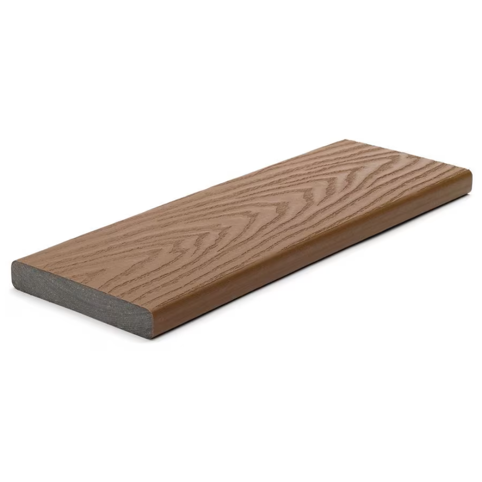 1" x 6" x 20' Trex Enhance Square Edge Decking, Saddle