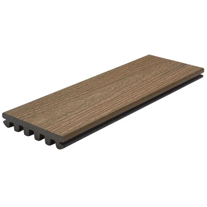 1" x 6" x 16' Trex Enhance Naturals Grooved Decking, Toasted Sand