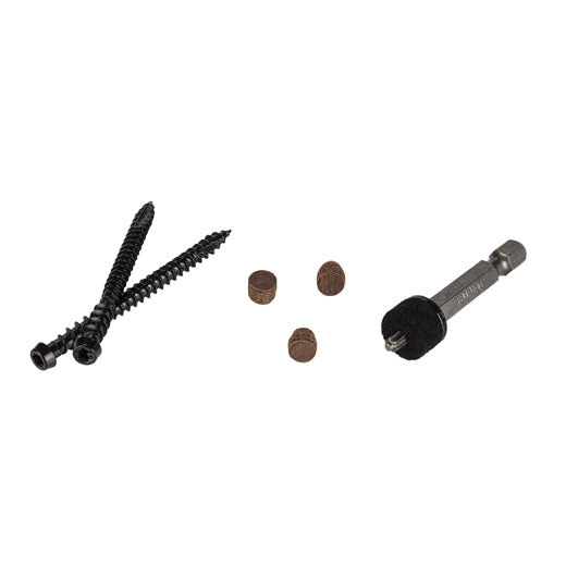 Cortex Screws and Plugs for Timbertech Dark Roast (100LF)