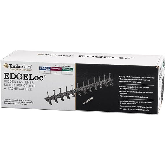 Edgeloc Hidden Fastener for Timbertech Composite (55sqft)