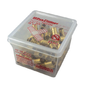 1/2"x1/2"x1/2" Brass Tee (25/Pack)