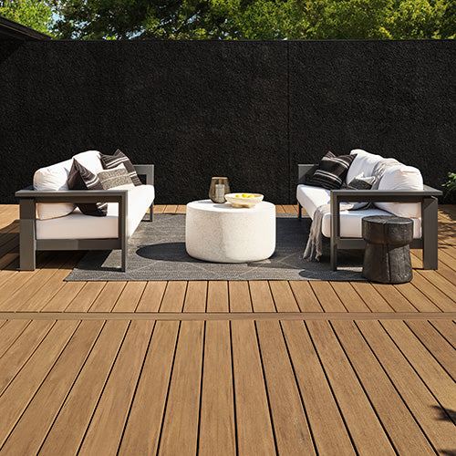 1" x 6" x 20' Timbertech Prime Plus Collection Square Decking Board, Coconut Husk