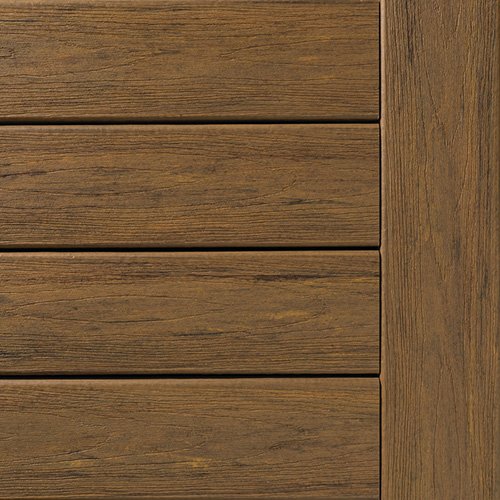 1" x 6" x 20' Timbertech Reserve Collection Square Decking Board, Antique Leather