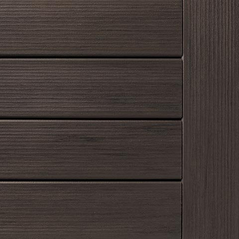 1" x 6" x 20' Timbertech Legacy Collection Square Decking Board, Espresso