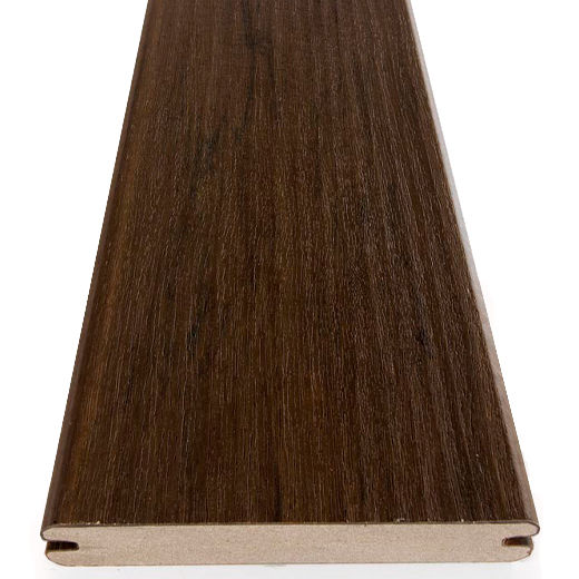 1" x 6" x 16' Timbertech Legacy Collection Grooved Decking Board, Mocha