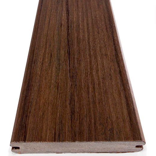 1" x 6" x 16' Timbertech Legacy Collection Grooved Decking Board, Pecan