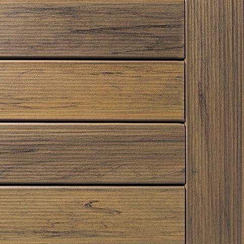 1" x 6" x 16' Timbertech Legacy Colelction Grooved Decking Board, Tigerwood