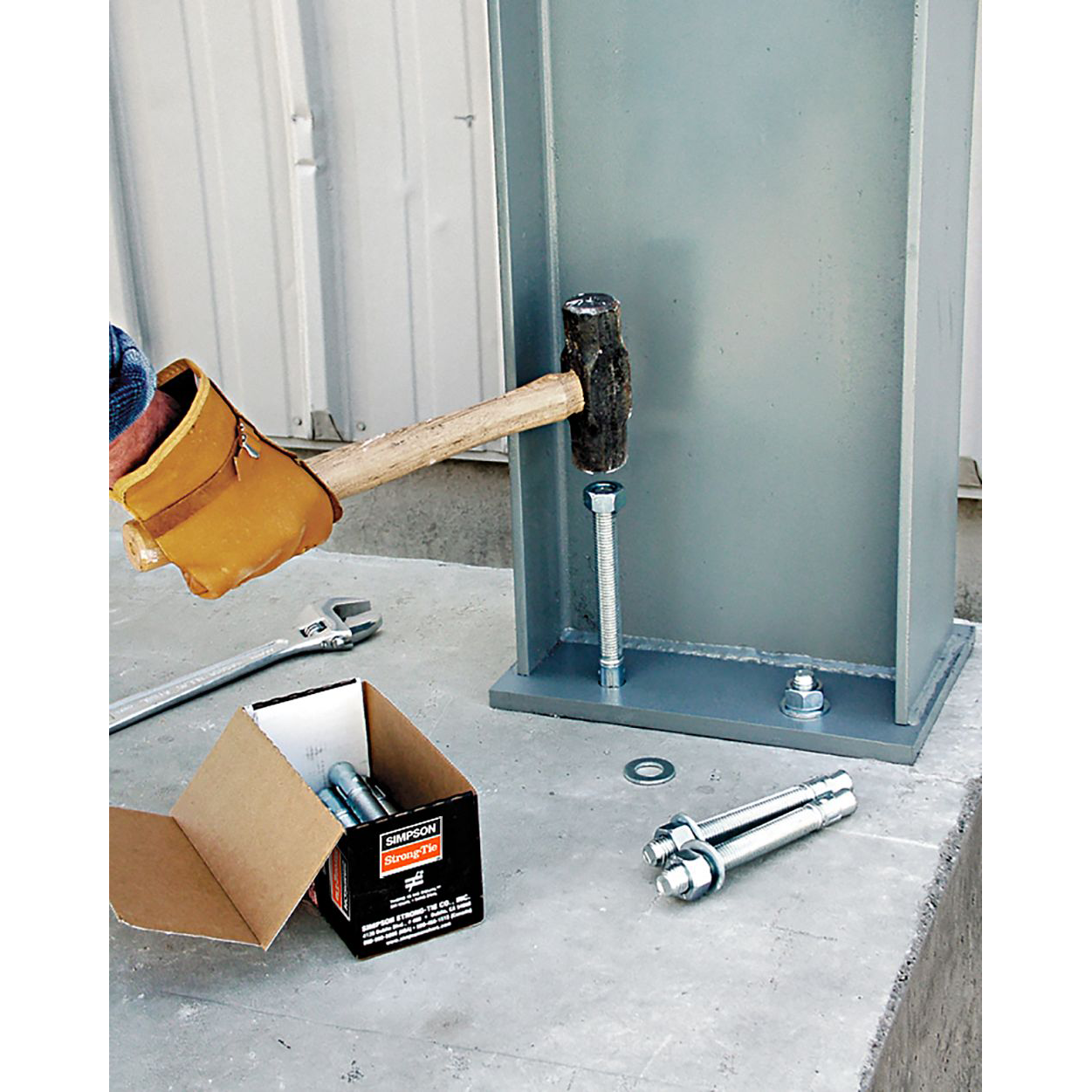 1/2"x4-1/4" Wedge Anchor, Galvanized