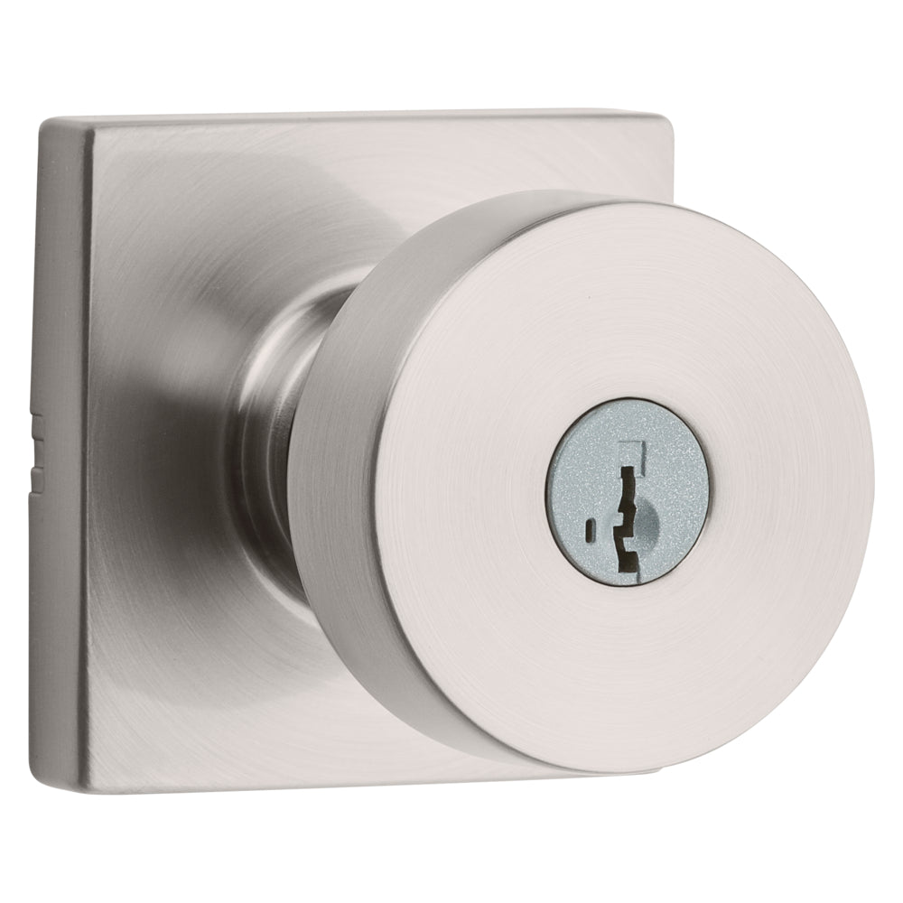 Cambie Knob - Keyed, Satin Nickel