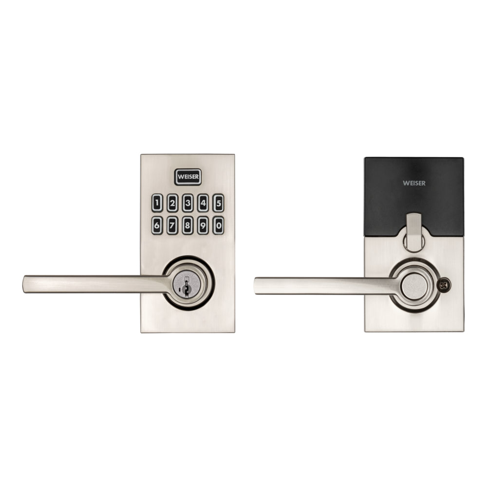 SmartCode 10 Commercial
Lever Electronic
Contemporary Lock SATIN NICKEL