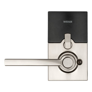 SmartCode 10 Electronic Entry Lever, Satin Nickel