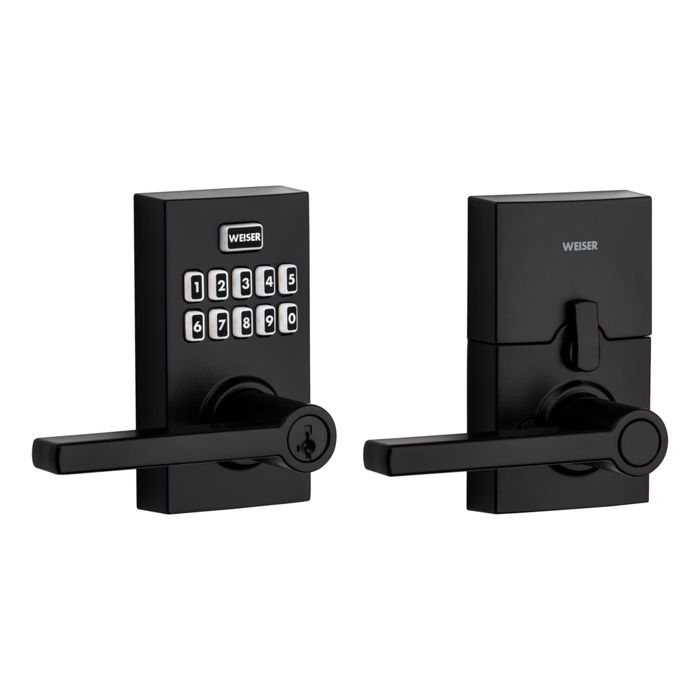 SmartCode 10 Electronic Entry Lever, Iron Black