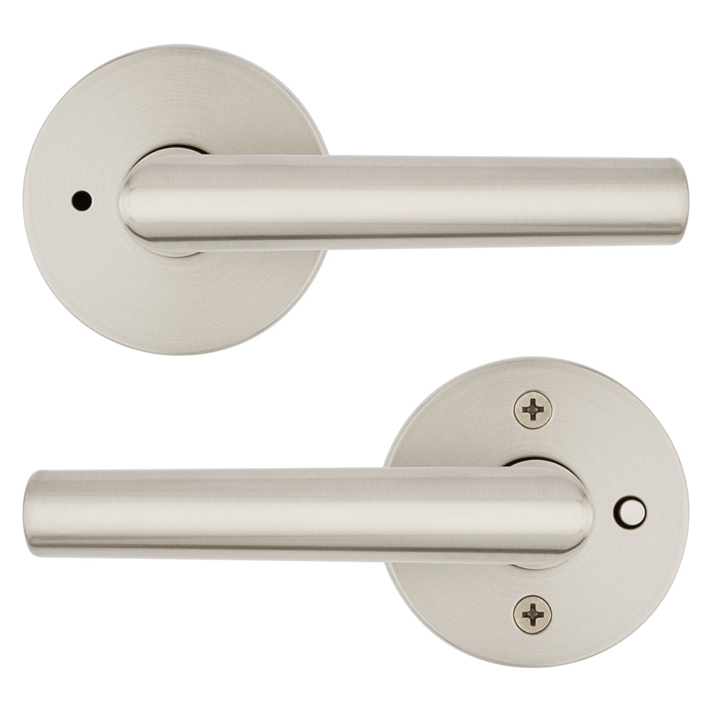 Milan Lever (Round) - Bed/Bath SATIN NICKEL