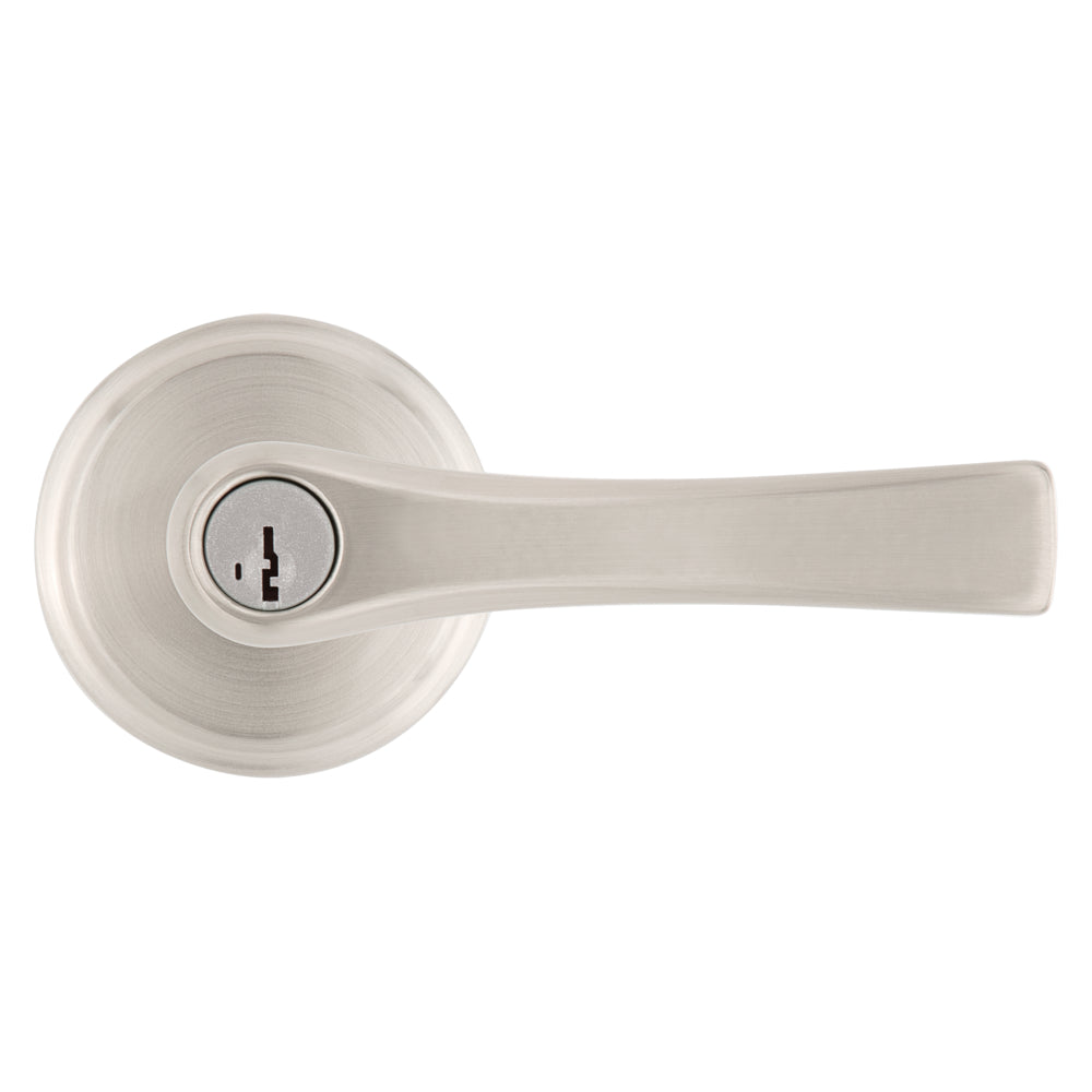 Katella Lever - Keyed, Satin Nickel