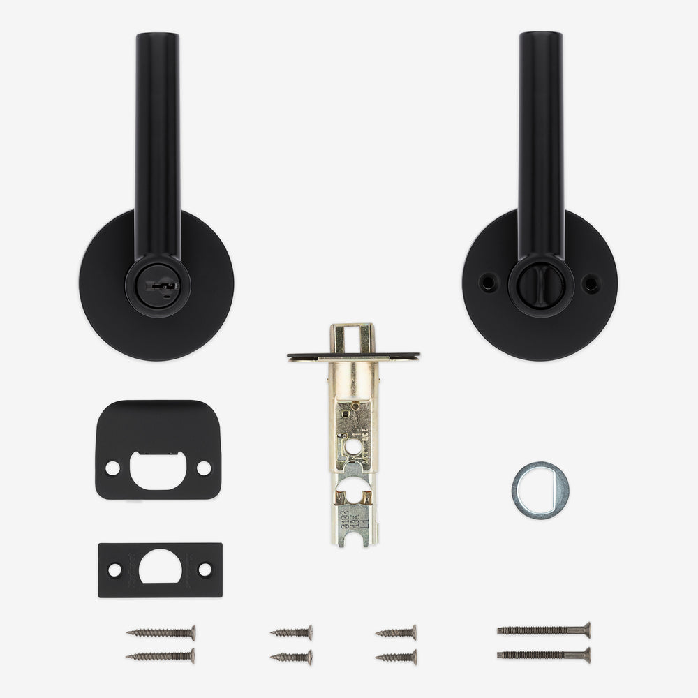 Milan Lever - Keyed, Matte Black