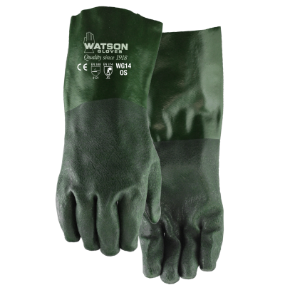 Watson Gloves GREEN 14" GAUNTLET