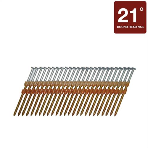 2"x0.113 Clipped Head Nail, Galvanized