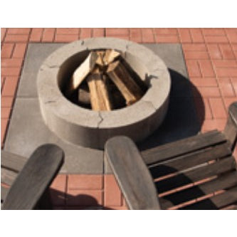 5"x7-1/2"x14" BBQ Block, Natural Grey