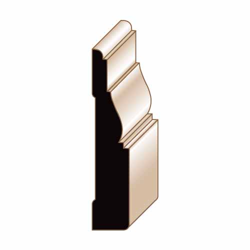 3/4" X 3 1/2” Poplar Ornamental Casing Set