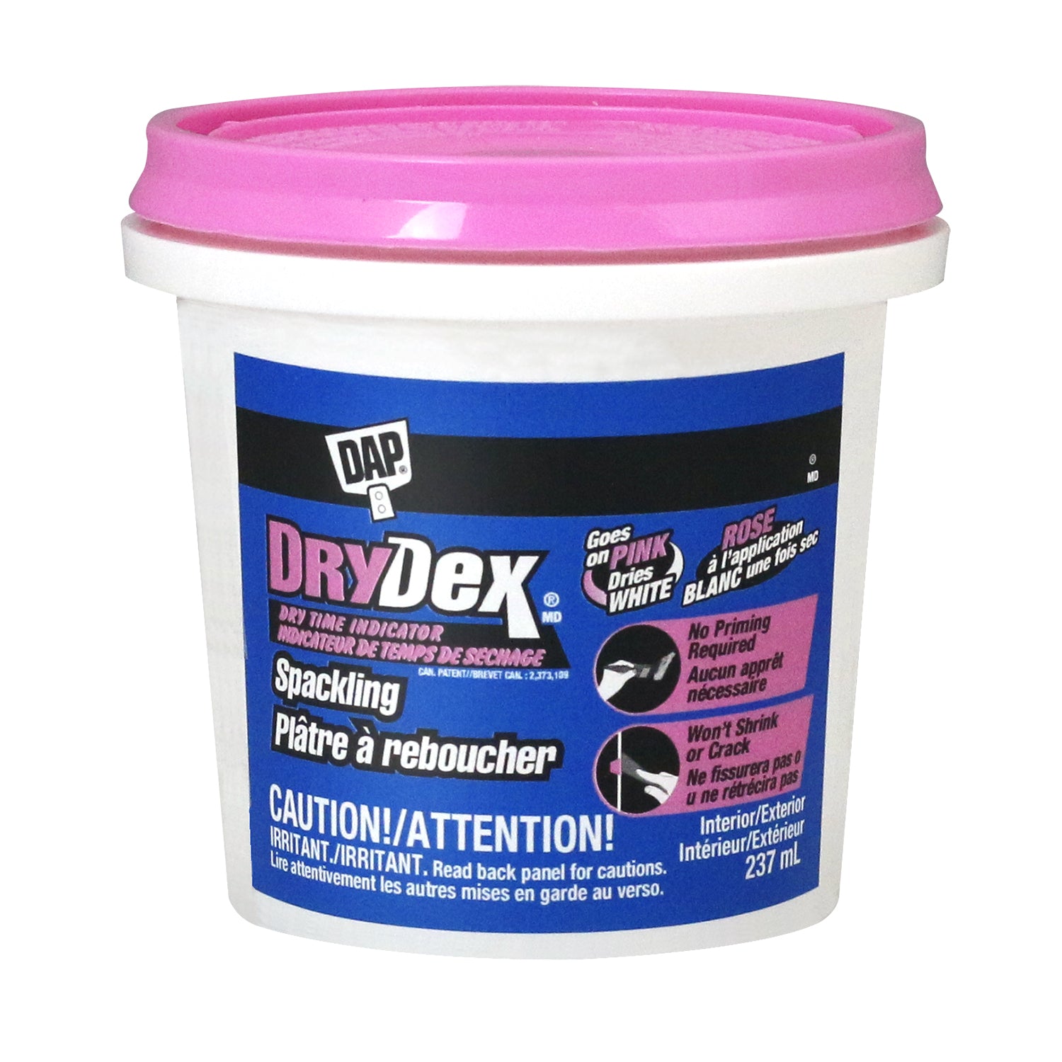 DAP DryDex  Dry Time Indicator Spackling PINK/WHITE 237 ML