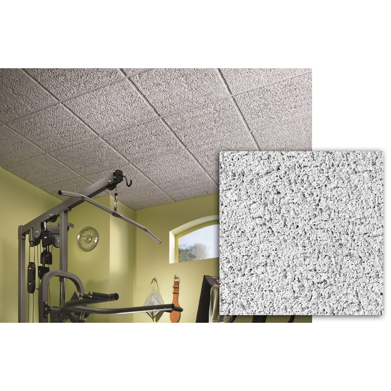 2' x 2' Cheyenne Ceiling Tile 156, White