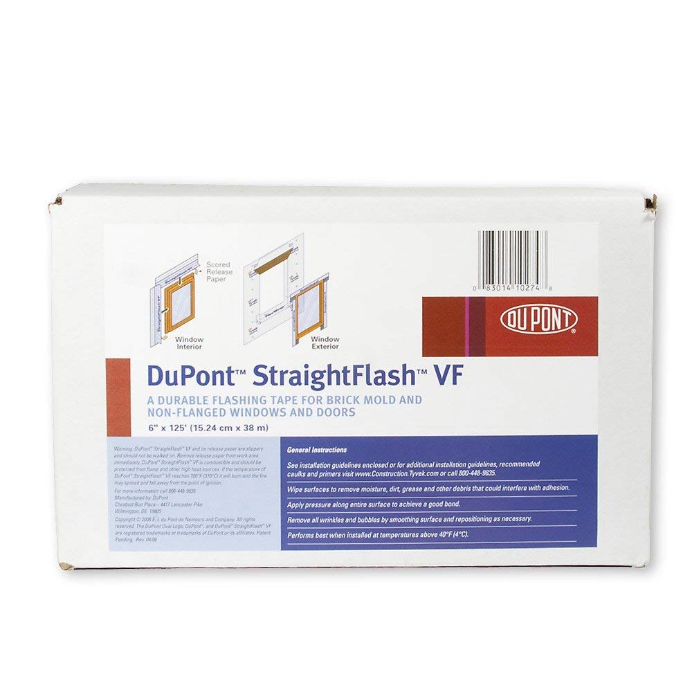 6"x125' Dupont Straight Flash
