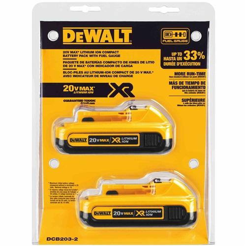 20V Max 2.0AH Lithium Ion Battery (2 Pack)