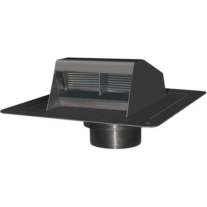 Bathroom Exhaust Vent, Black