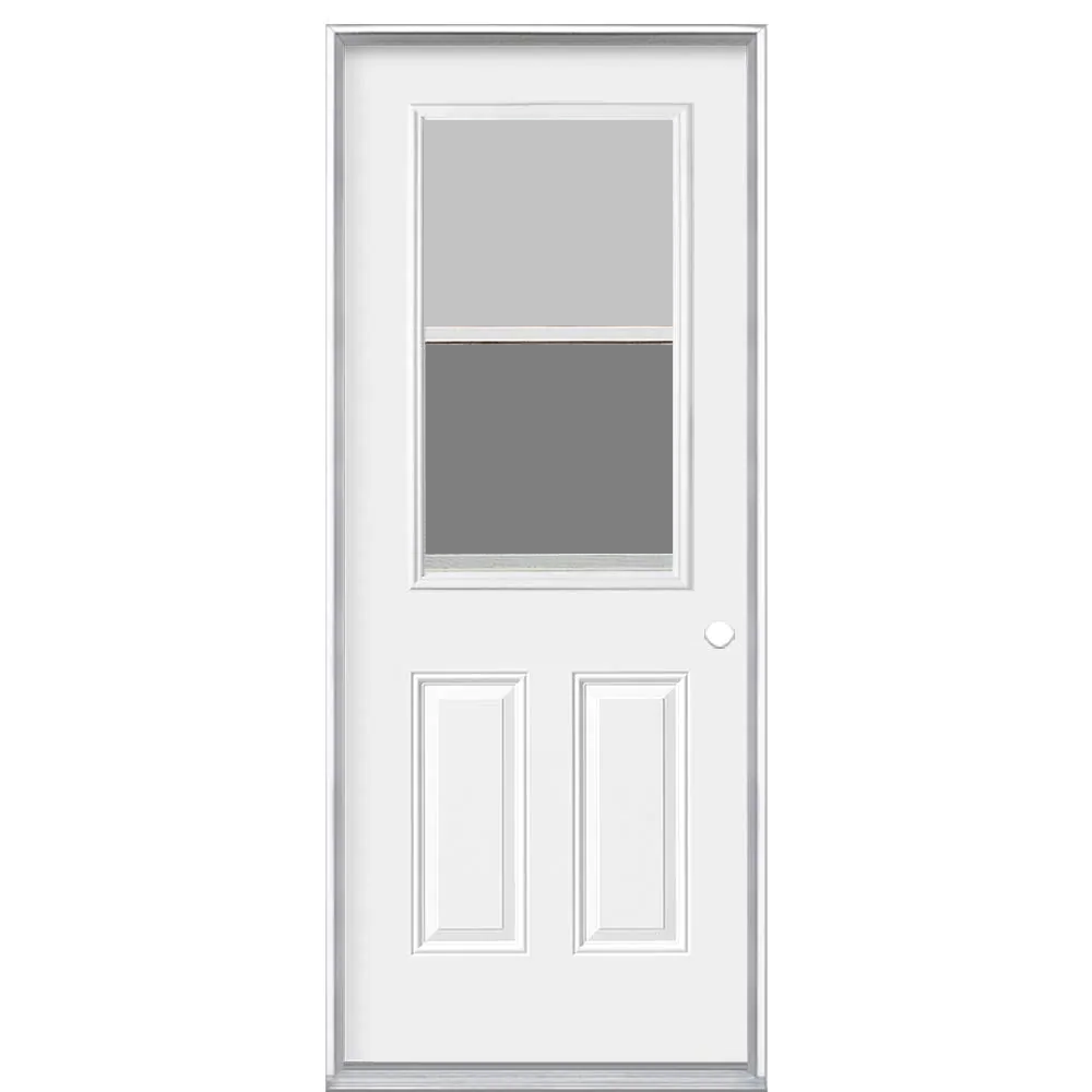 36" STEEL UTILITY DOOR VENTED LEFT HAND