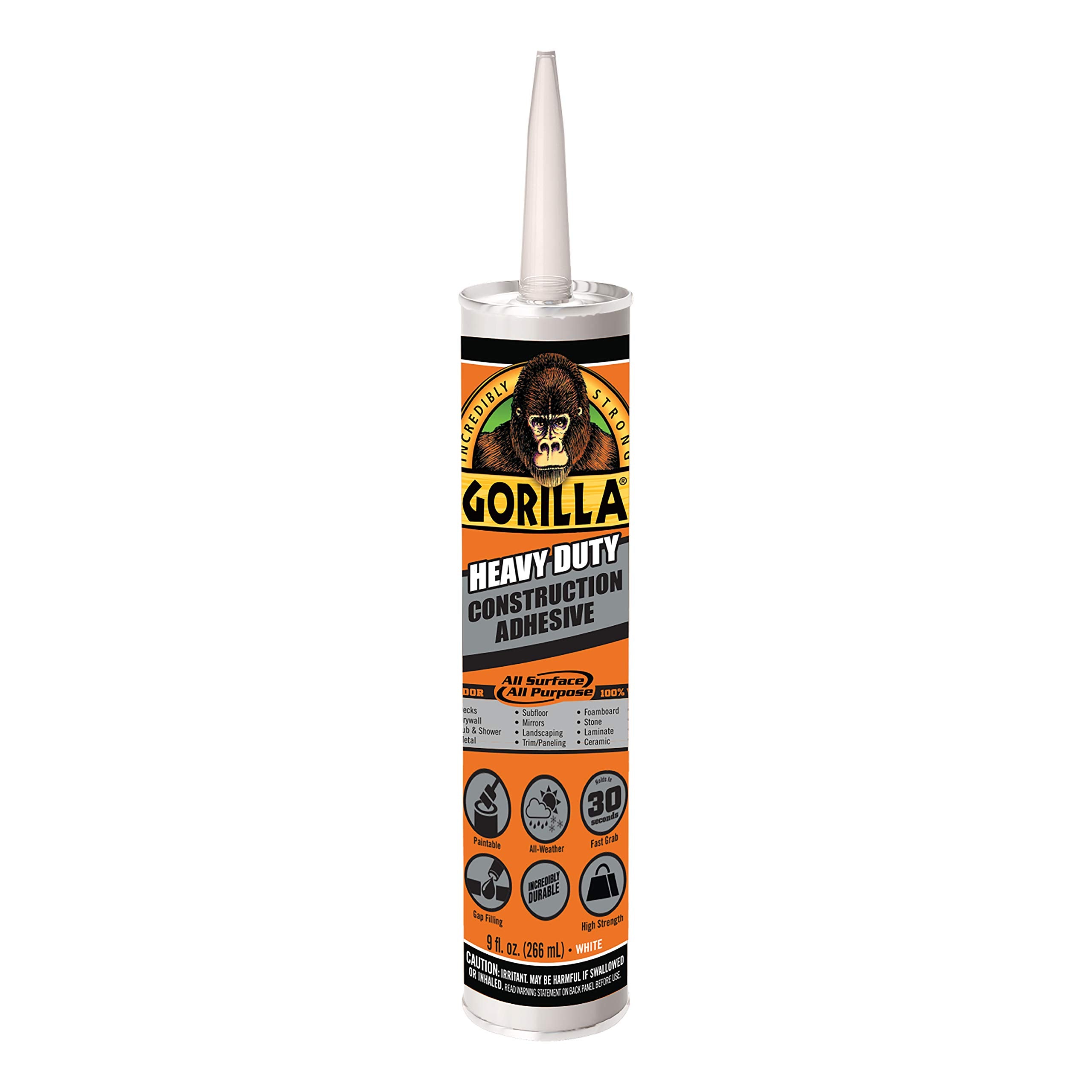 Gorilla Construction Adhesive Heavy Duty 9oz