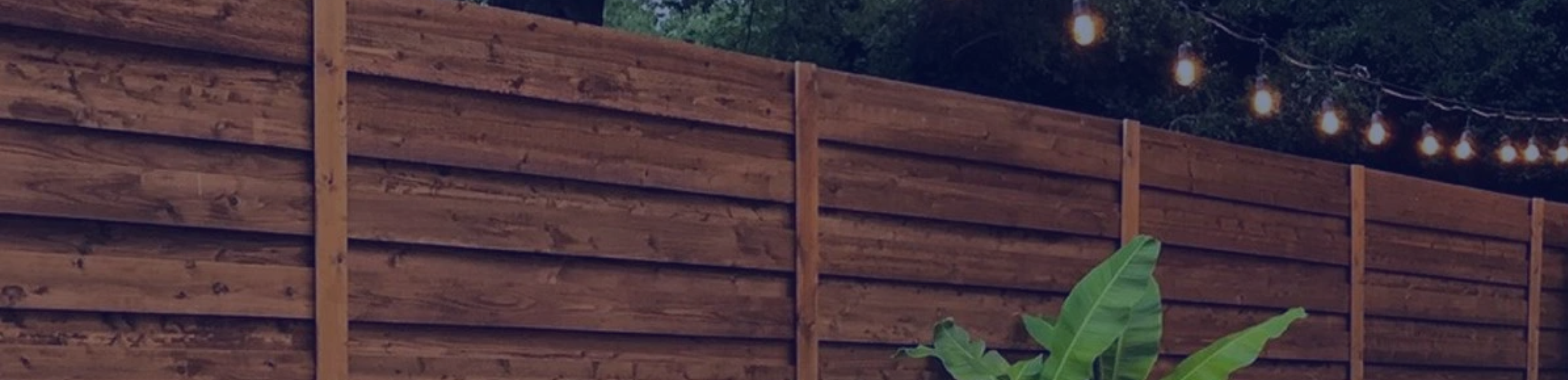 A lovely pressure treated fence with horizontal boards