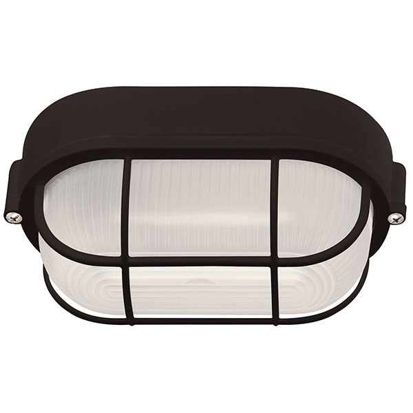 Wallmount Outdoor Light Fixture, Black