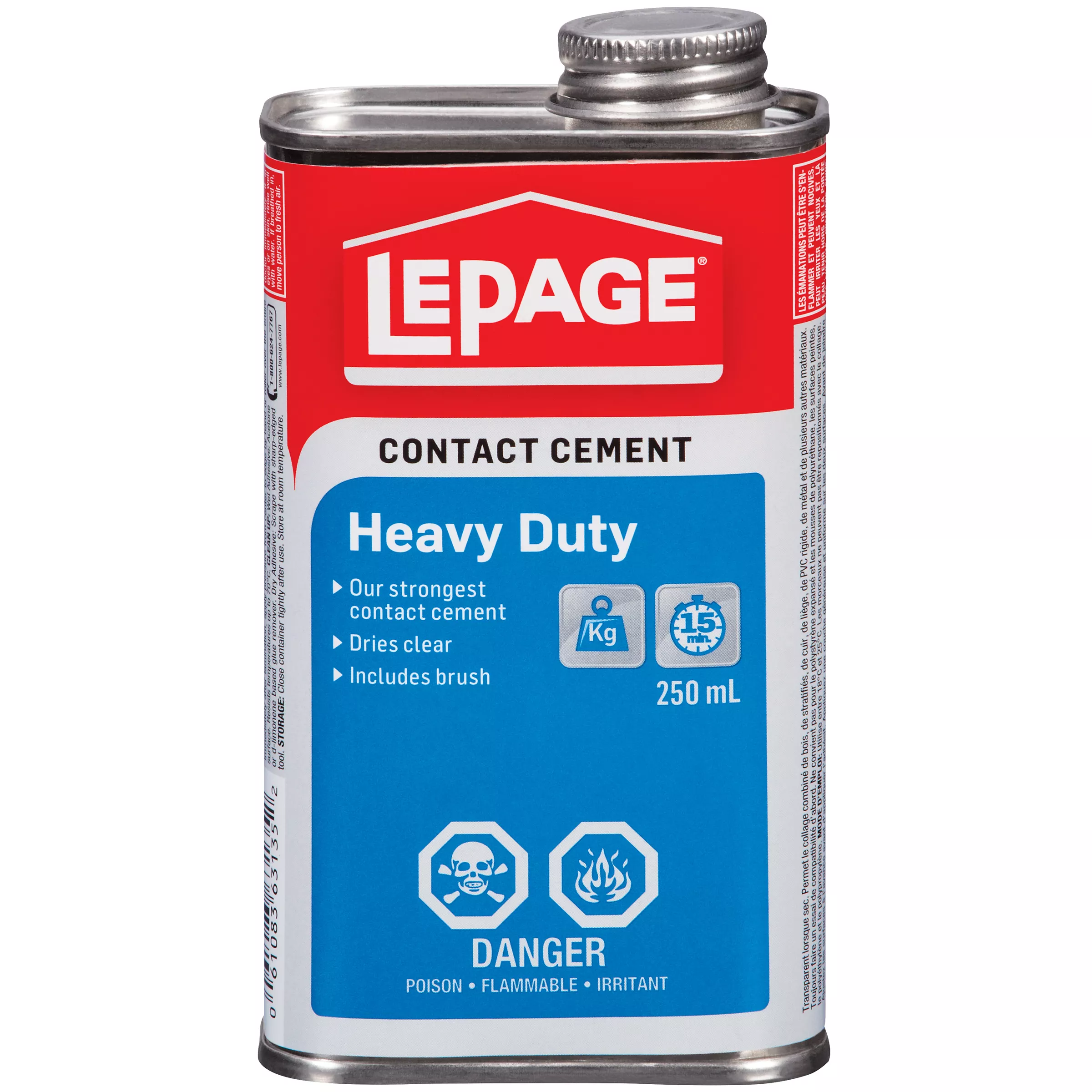 Heavy Duty Contact Cement, Clear 250ml