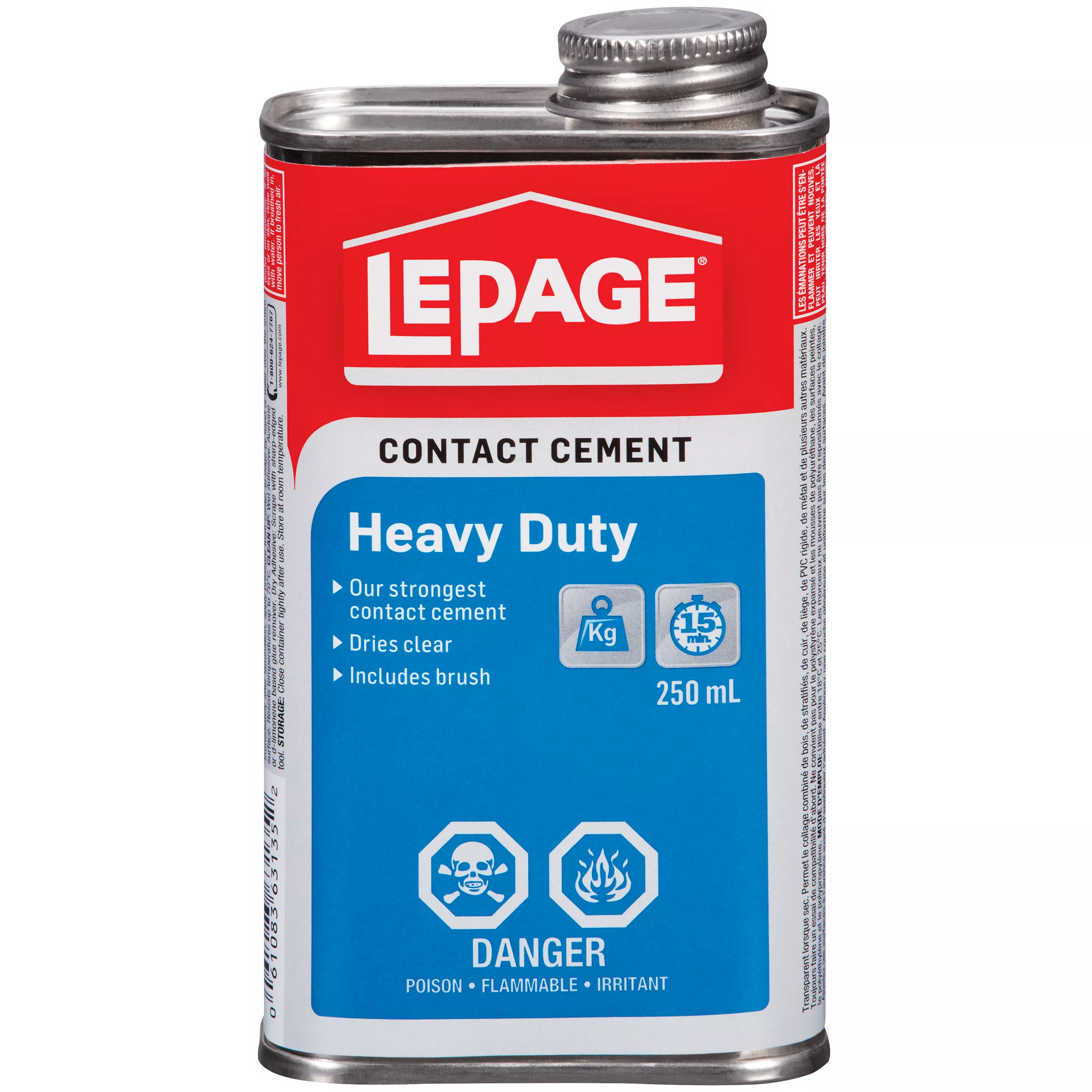250ml LePage Heavy Duty Contact Cement, Clear