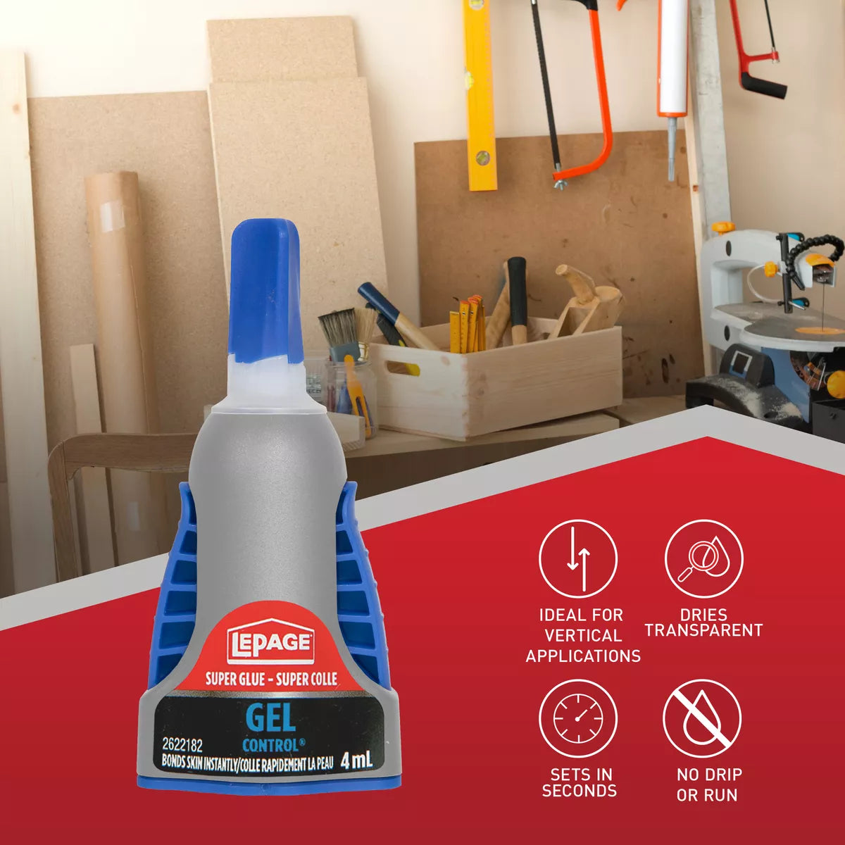 LePage® Super Glue Gel Control 4ml