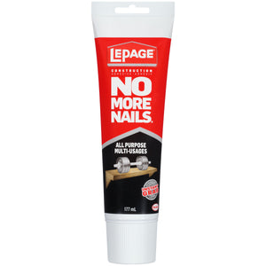 LePage No More Nails All Purpose Construction Adhesive 177ml, White