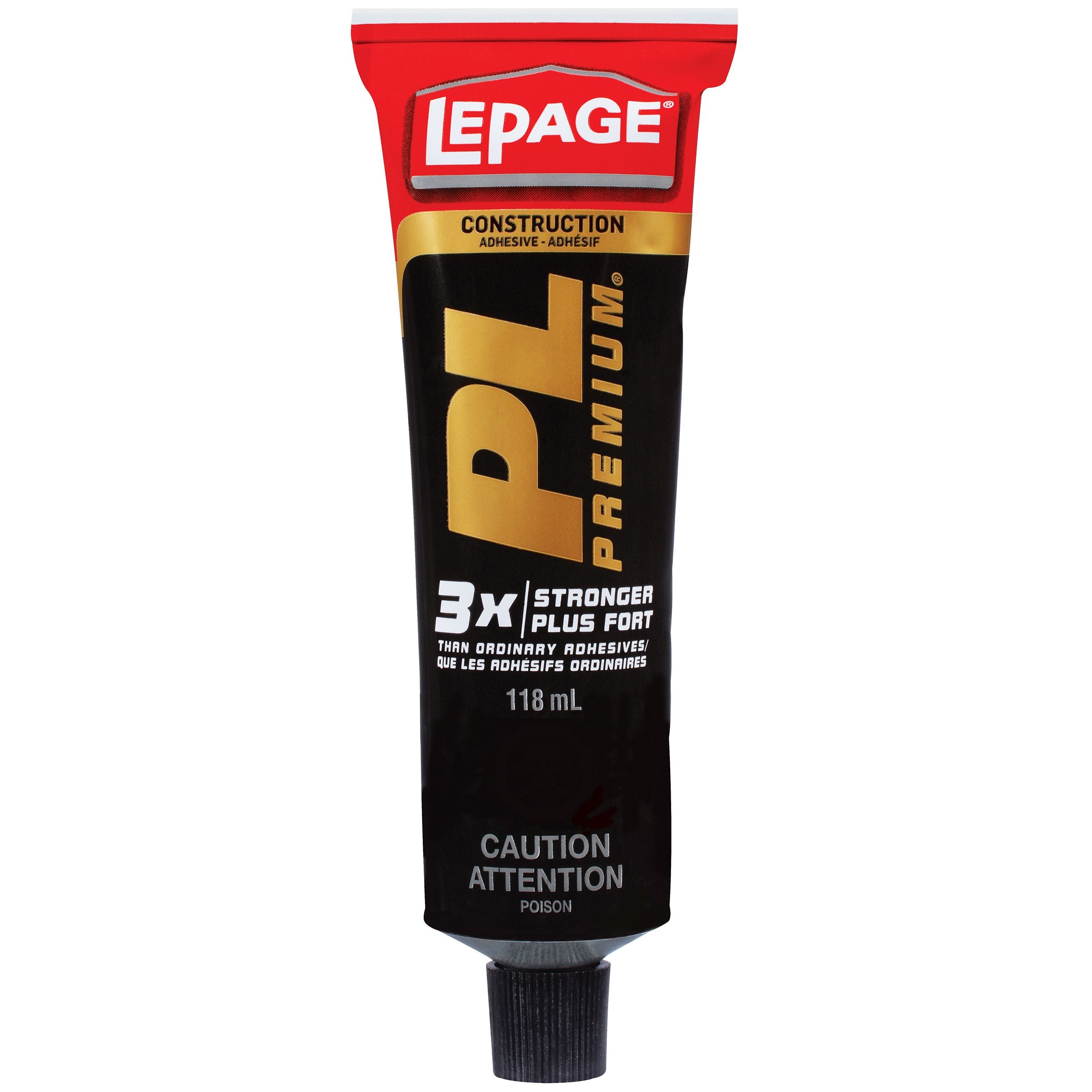 LePage PL Premium Adhesive, Tan, 118 ml Tube, Pack of 1