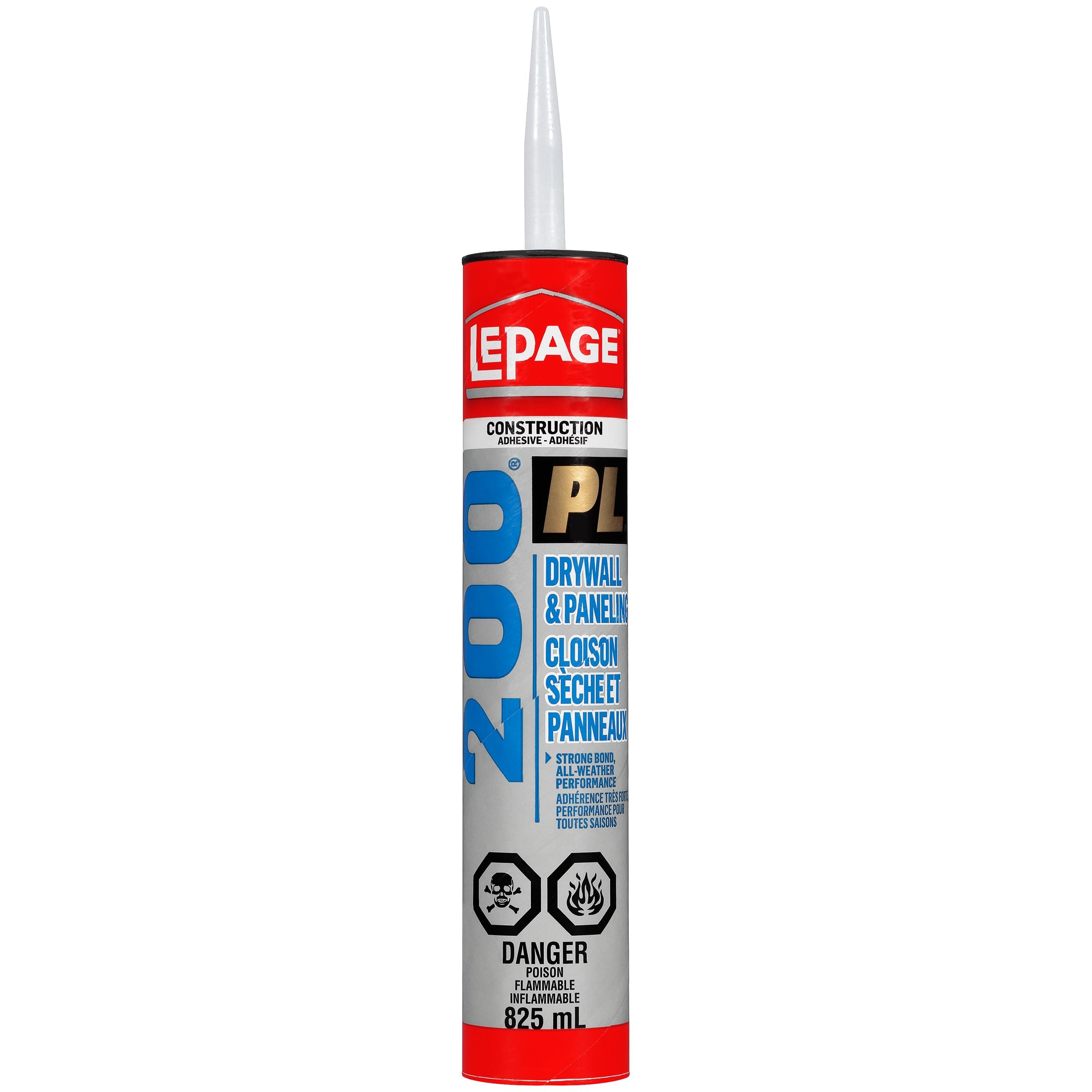 LePage PL200 Drywall Construction Adhesive 825ml, Tan
