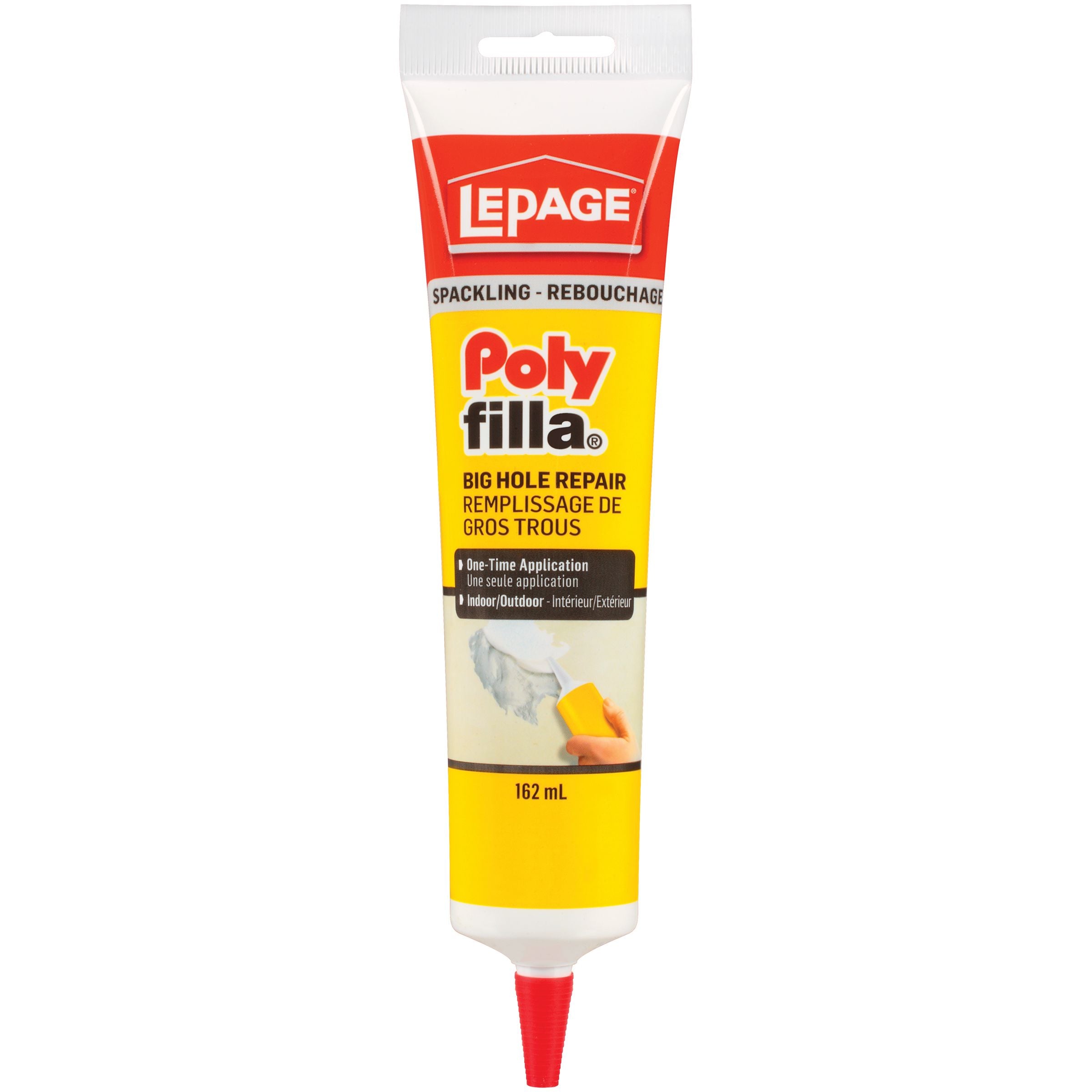 LePage Polyfilla Spackling Big Hole Repair 162ml, White