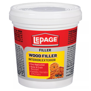 LePage Interior/Exterior Wood Filler 500ml, Light Tan