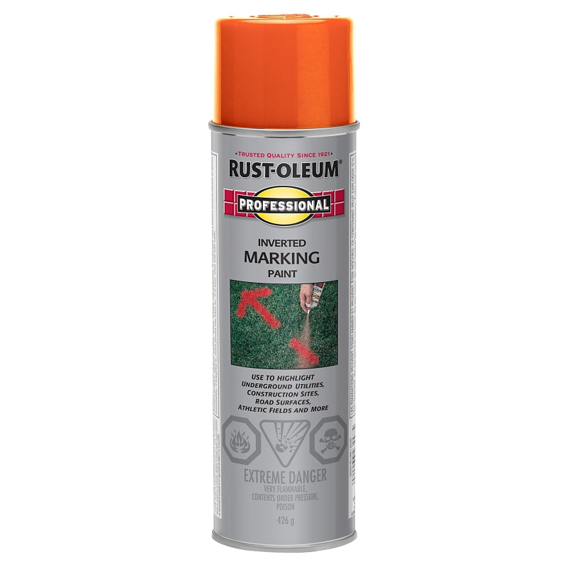 Inverted Marking Spray Paint,  Red-Orange 426G