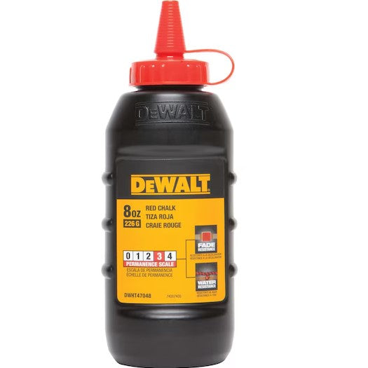 8oz Chalk Refill Red