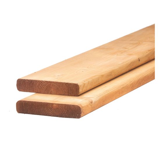 5/4"x6"x8' Brown Pressure Treated Deck Board