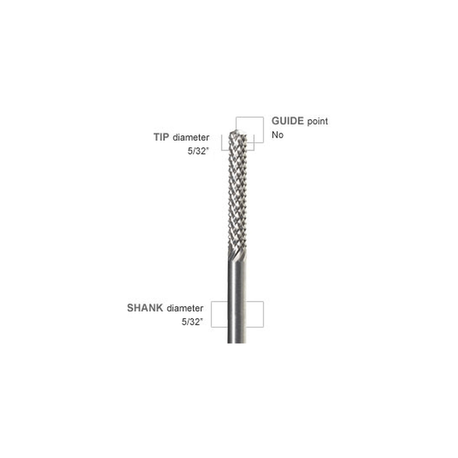 5/32" Carbide Wall Tile & Cement Cutting Bit For Rotary Tool