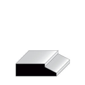 1/2” X 1 5/8” Poplar Step Bevel Door Stop Set