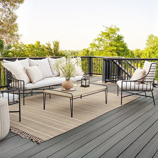 1" x 6" x 20' Timbertech Prime Plus Collection Grooved Decking Board, Sea Salt Gray