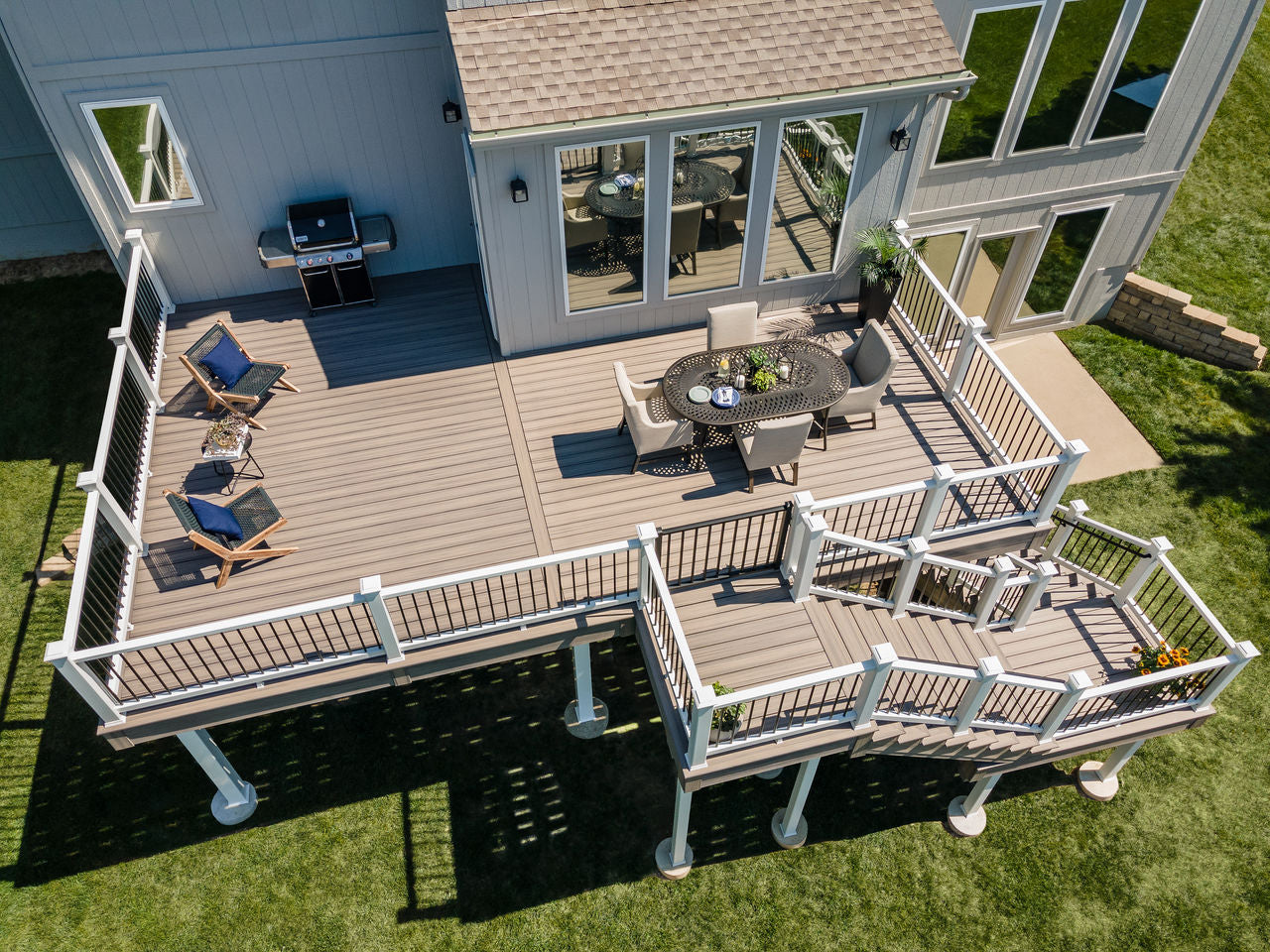 Composite wood decking from Trex