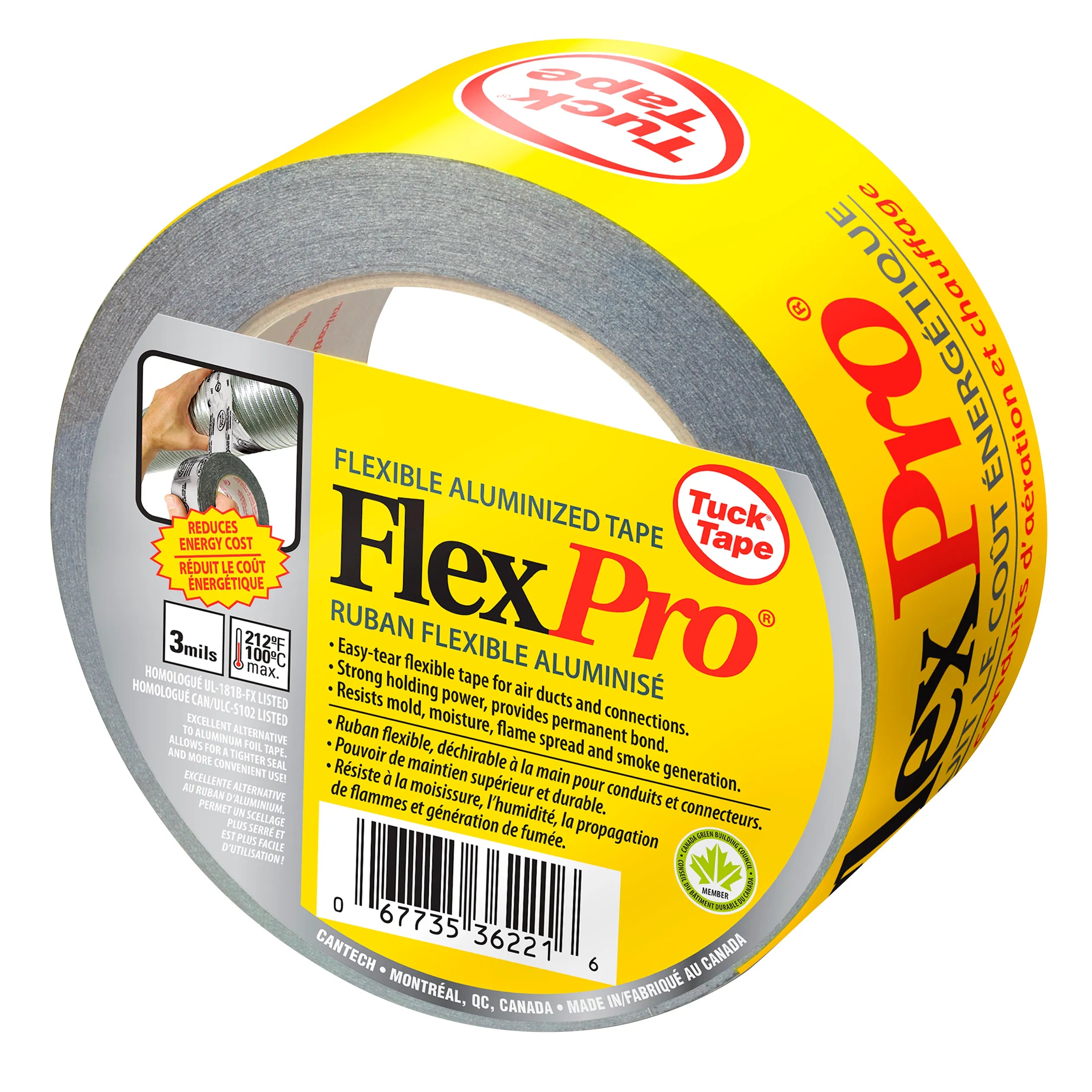 48mm x50m Flexible Aluminized Tape