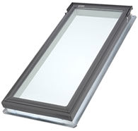 A deck mounted skylight from Velux
